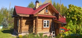 Бревенчатый дом в СНТ Ветеран в Видном - vidnoe.yutvil.ru - фото 1